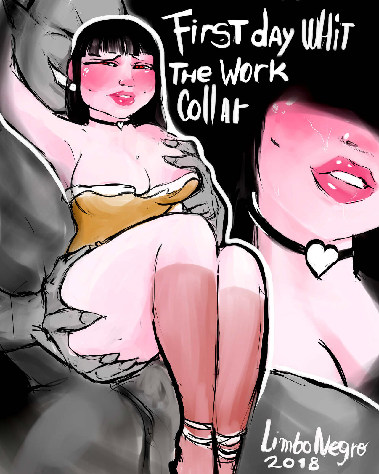 First day whit the collar work by LimboNegro Porn Comics