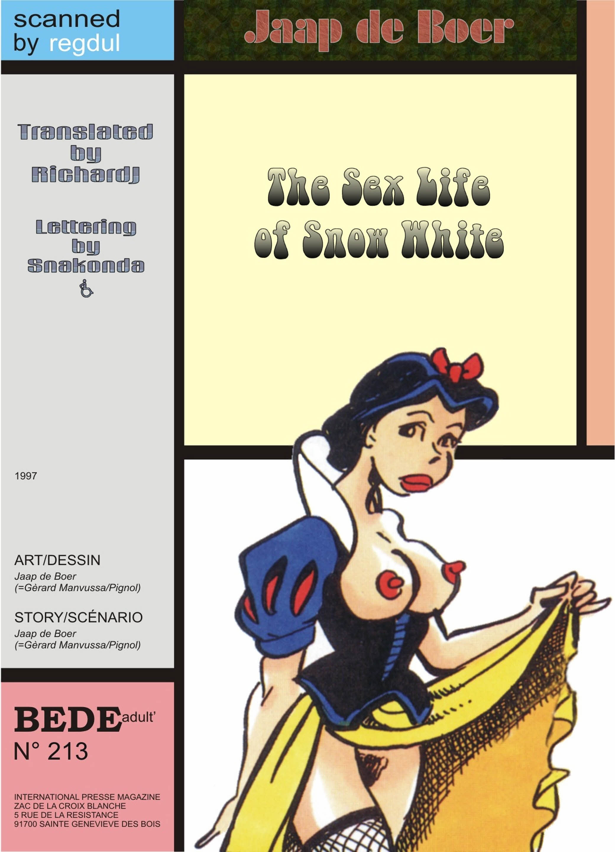 [JAAP de BOER] The Sex Life of Snow White Porn Comic