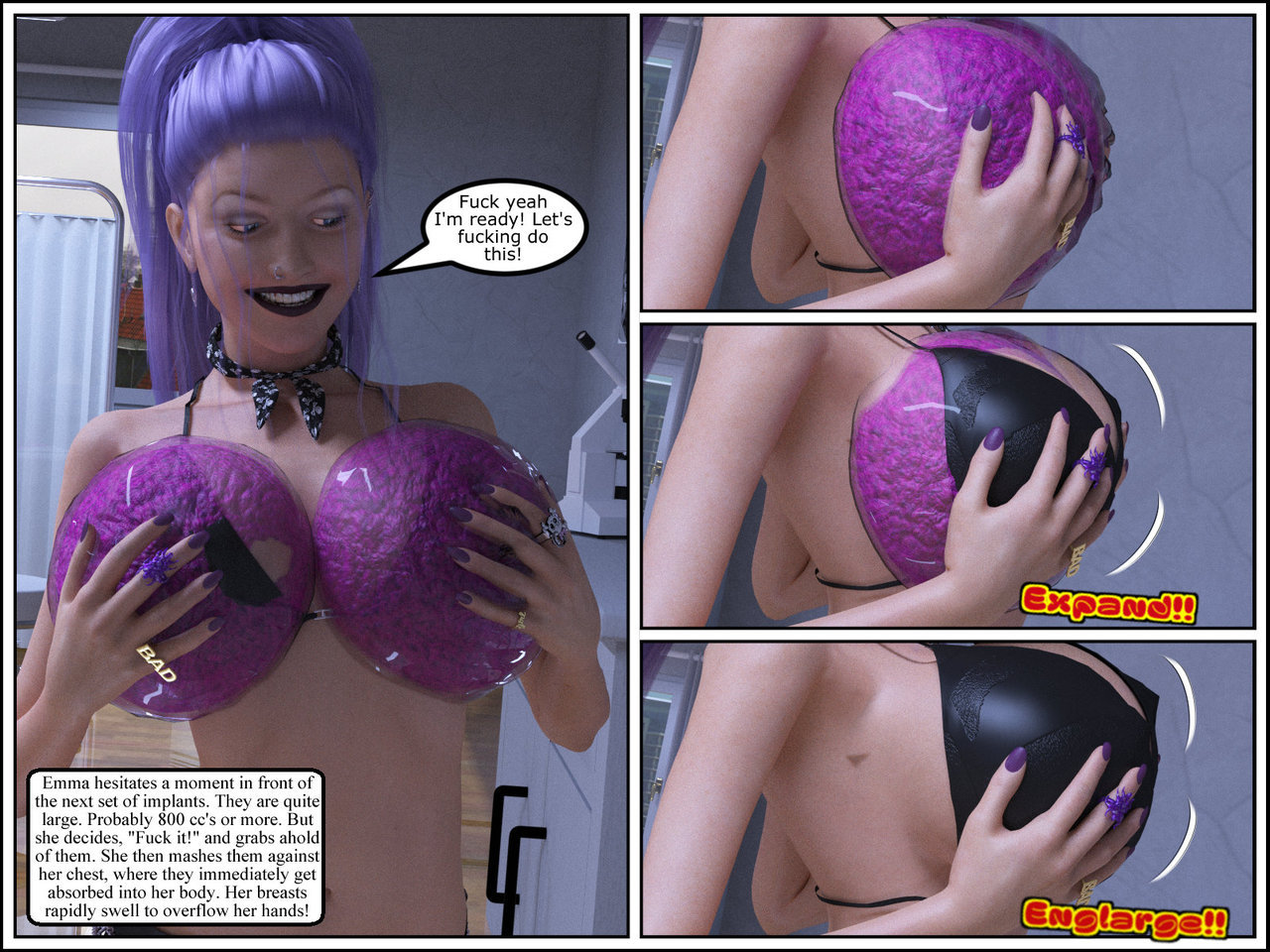 Phoenyxx Implant Absorption 3D Porn Comic
