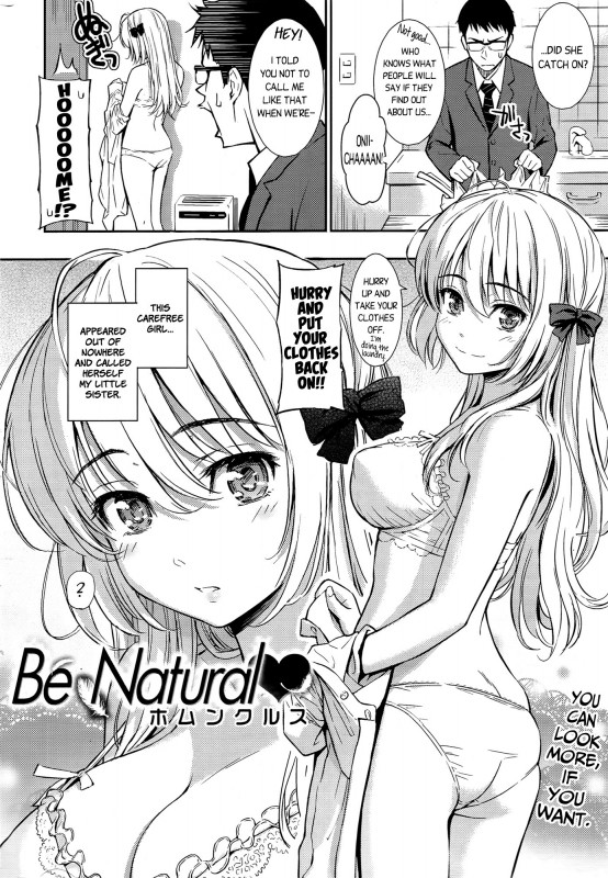 Be Natural by Homunculus Hentai Comic