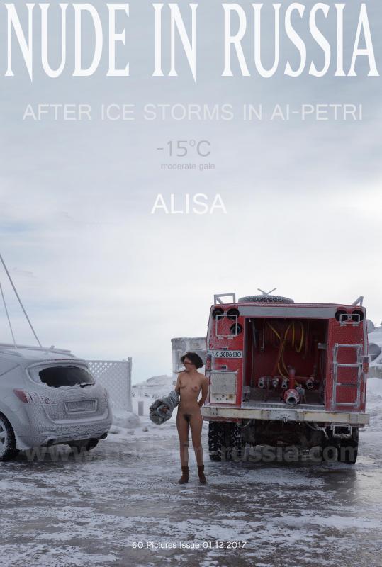 2017-12-01 Alisa 2 - After ice storm in ai petri