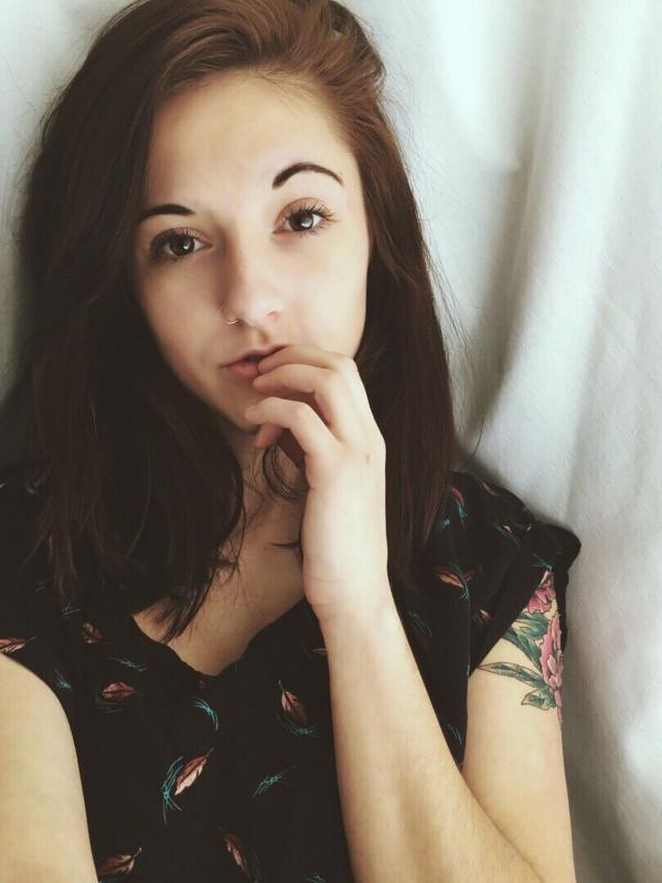 Perfect Natural Boobs Cute Brunette